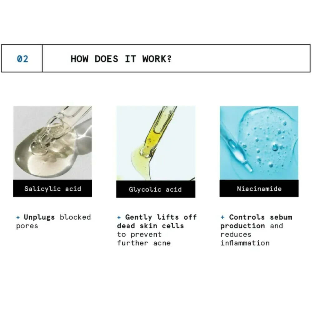 BeBodywise 10% Niacinamide Serum & 2% Salicylic Acid Gel For Acne Marks Reduction With Green Tea Extract