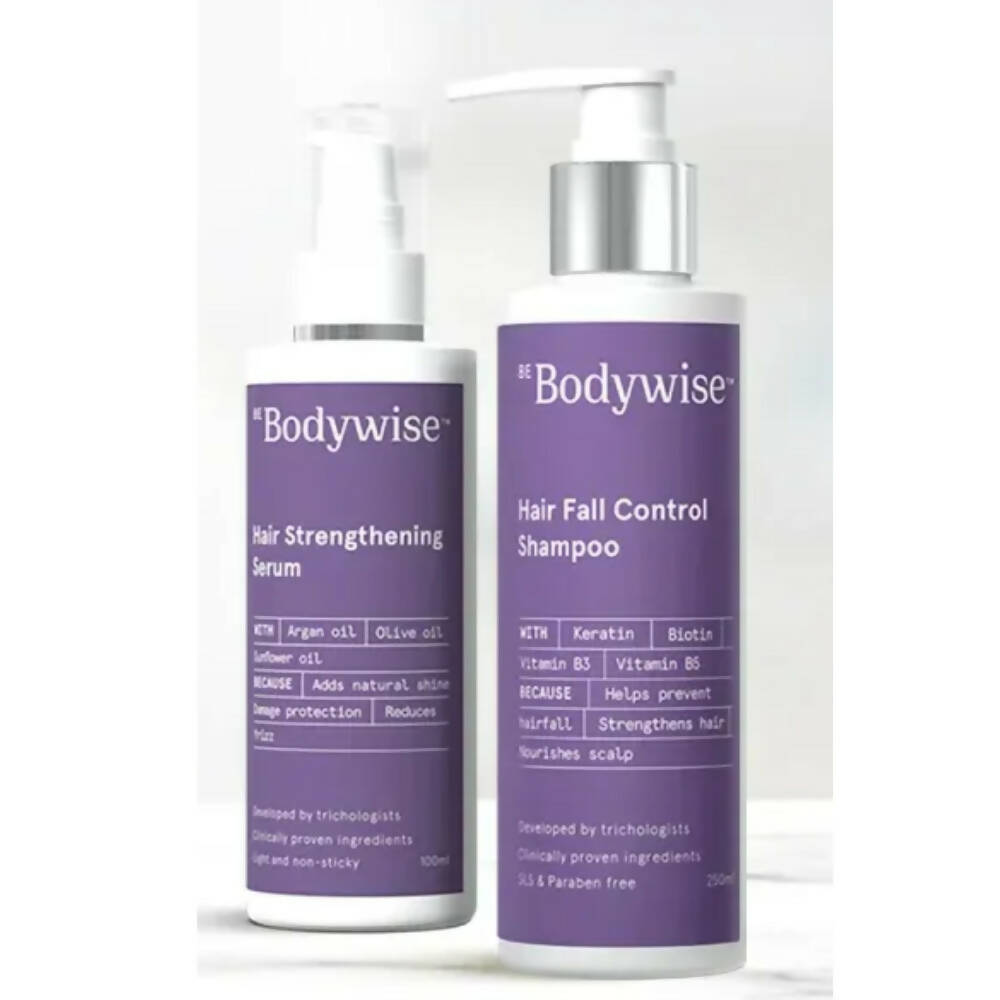 BeBodywise Hair Strengthening Serum and Hair Fall Control Shampoo