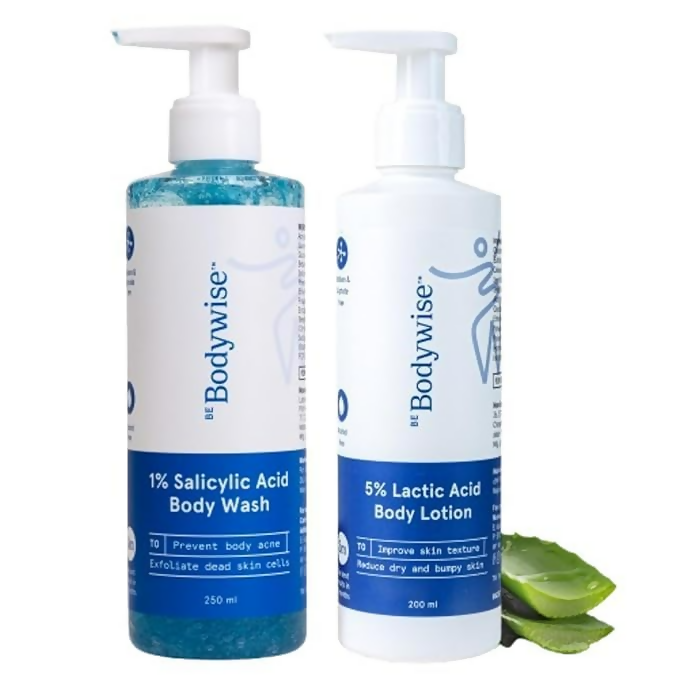 BeBodywise 5% Lactic Acid Body Lotion & 1% Salicylic acid Bodywash For Women